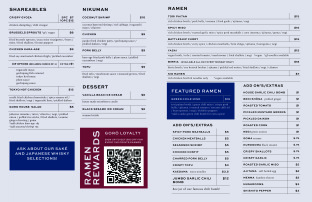 View Food and Drink Menu
